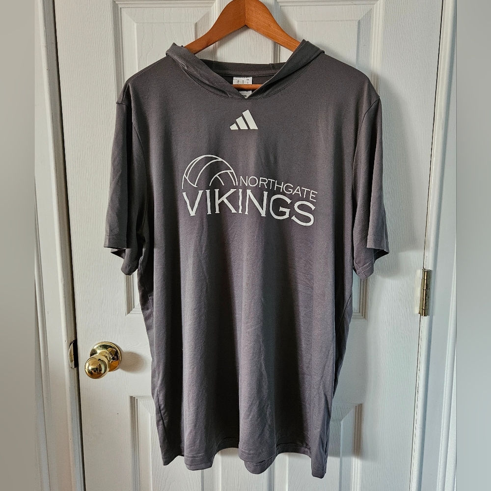 Adidas Northgate High School Vikings Short Hoodies Size XL